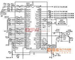 基于MM1495XD的I2C控制电子开关集成电路图设计解析